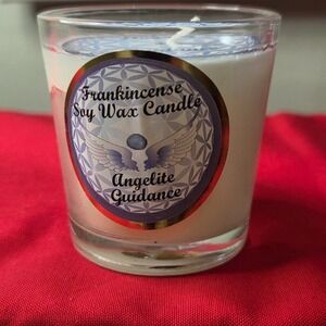 Set of 3 New Gemstone Chip Soy Candles: Frankincense, Ylang Ylang, Patchouli